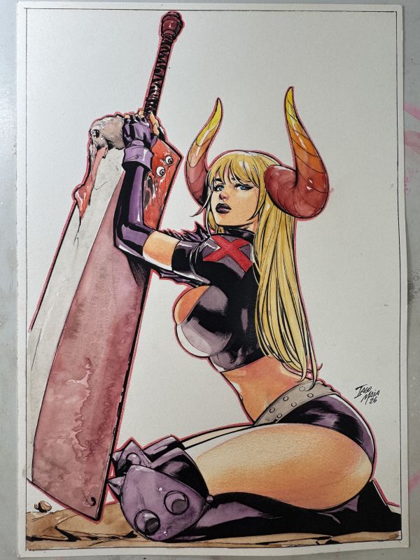 Image for Magik 9x12 Original Art