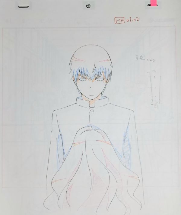 Image for TORADORA Animation Production Sketch Genga Cel 02 // Anime Art Douga