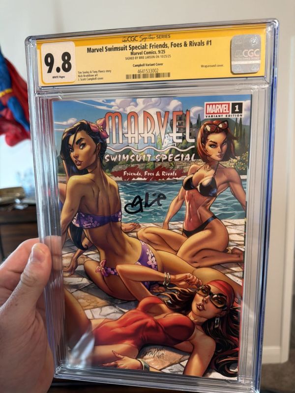 Image for Marvel Swimsuit Special Friends, Foes & Rivals #1 CGC SS 9.8