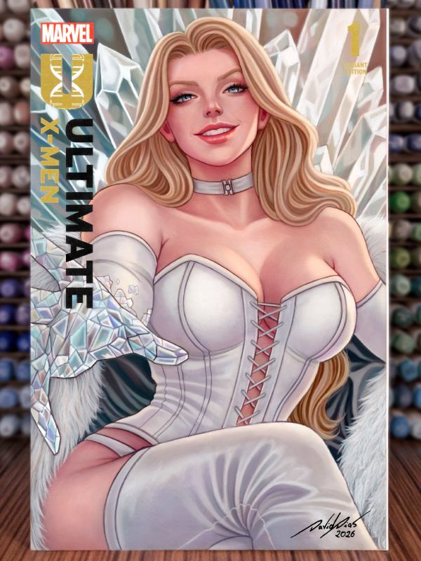 Image for Emma Frost - Ultimate X-Men #1 - Original Sketch Cover Art 