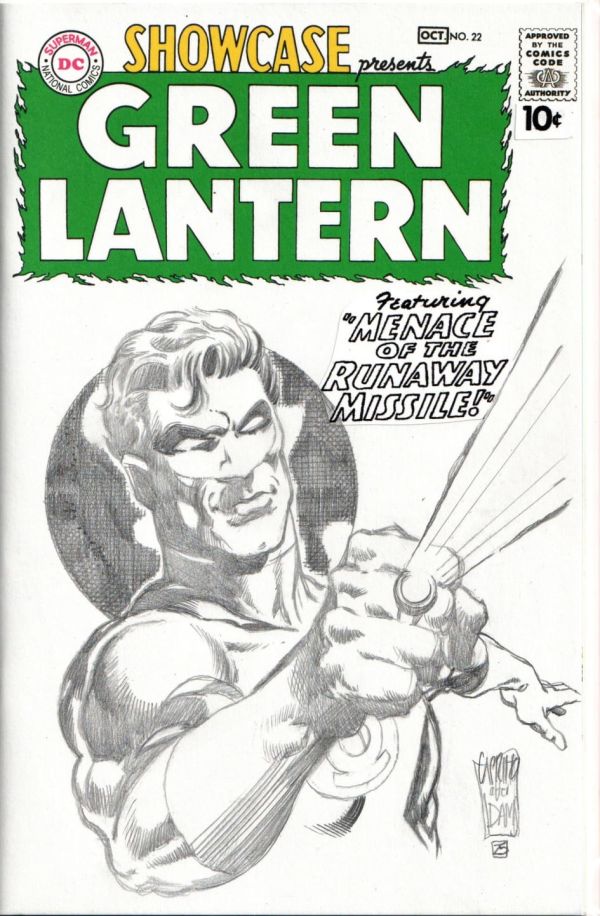 Image for Hal Jordan Green Lantern (after Neal Adams) sketch cover by Anthony Castrillo
