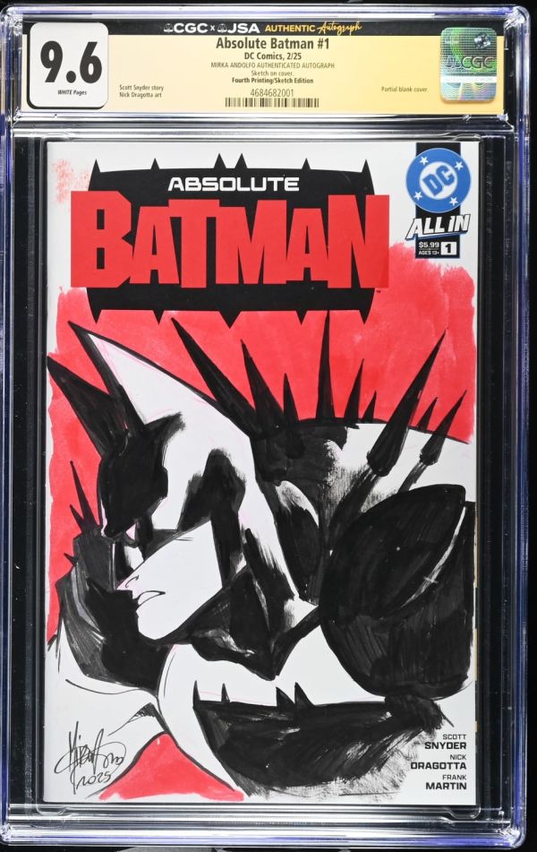 Image for Mirka Andolfo Absolute Batman #1 Sketch Cover