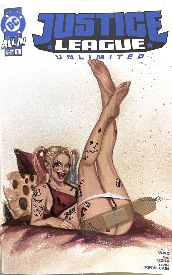 Image for Harley quinn 18+ acrylics by Manu Silva 