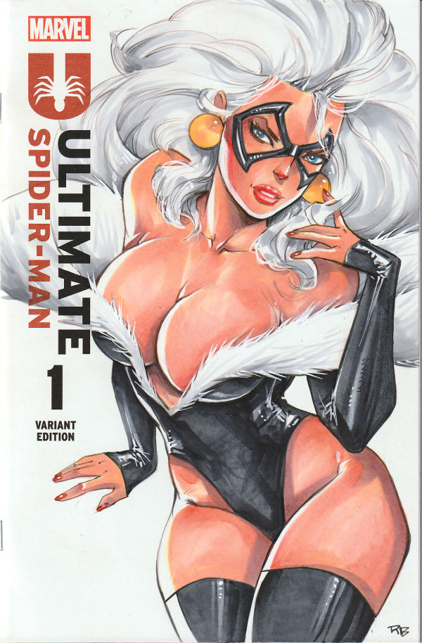 Image for Ultimate Spider-Man #1 Black Cat Variant Cover