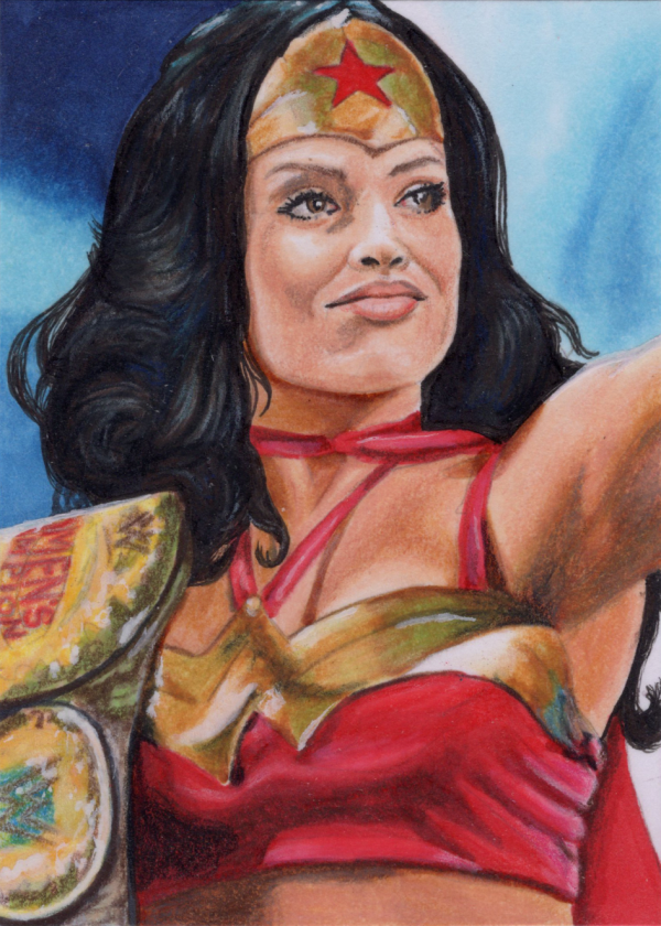 Image for Trish Stratus as Wonder Woman Champion Portrait