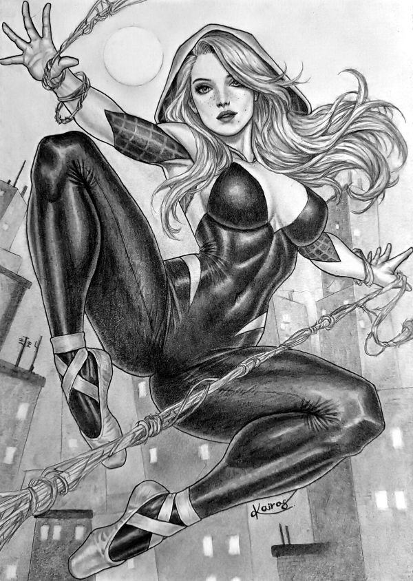 Image for Spider-Gwen 9x12 by Kairos 