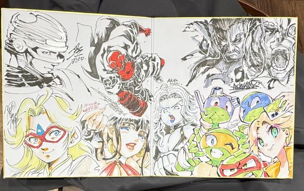 Image for Manga artist jam on Gatefold shikishi