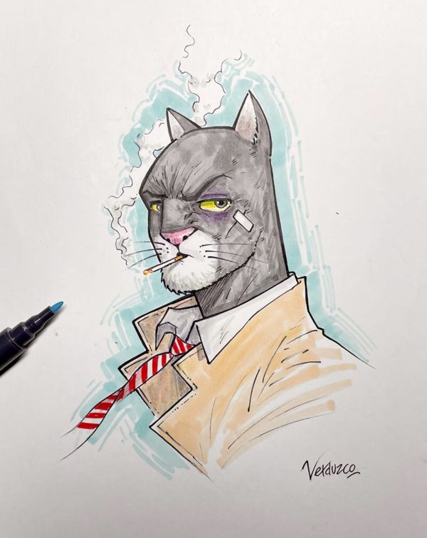 Image for Blacksad Portrait Illustration