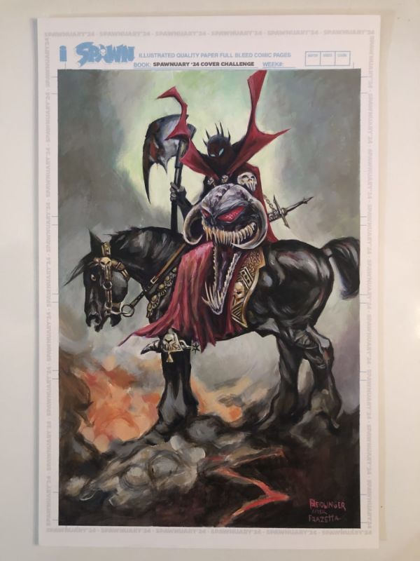 Image for Spawn Cover Challenge Art