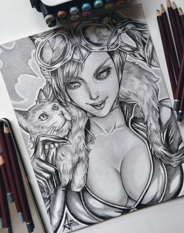 Image for Catwoman Pencil 21x28