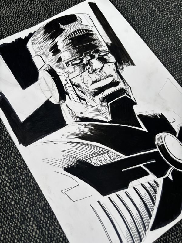 Image for Galactus Pen and Ink Drawing