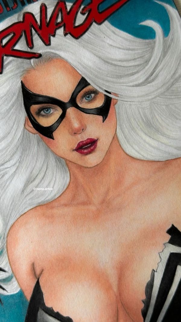 Image for Black Cat sketch cover by Nena arte
