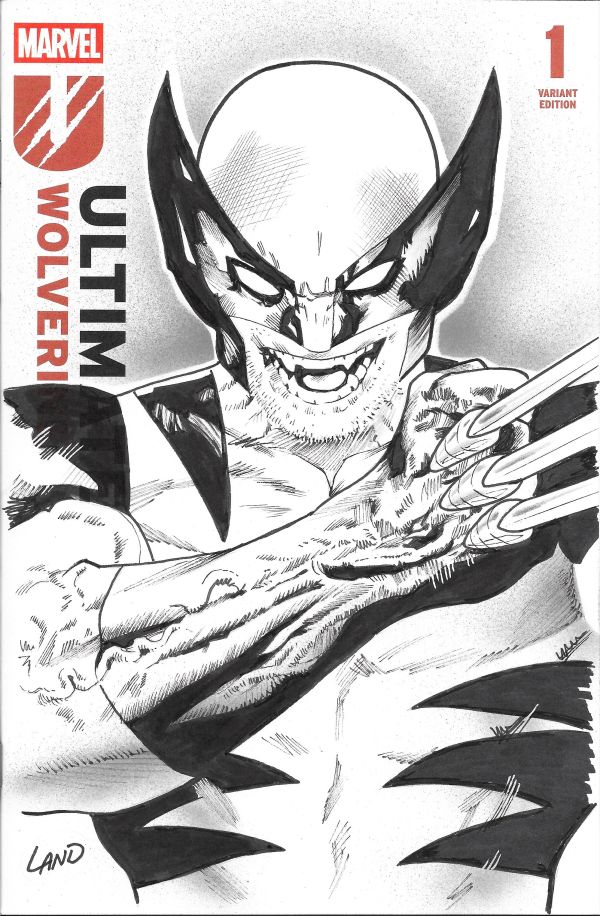 Image for Wolverine Sketch Cover by Greg Land