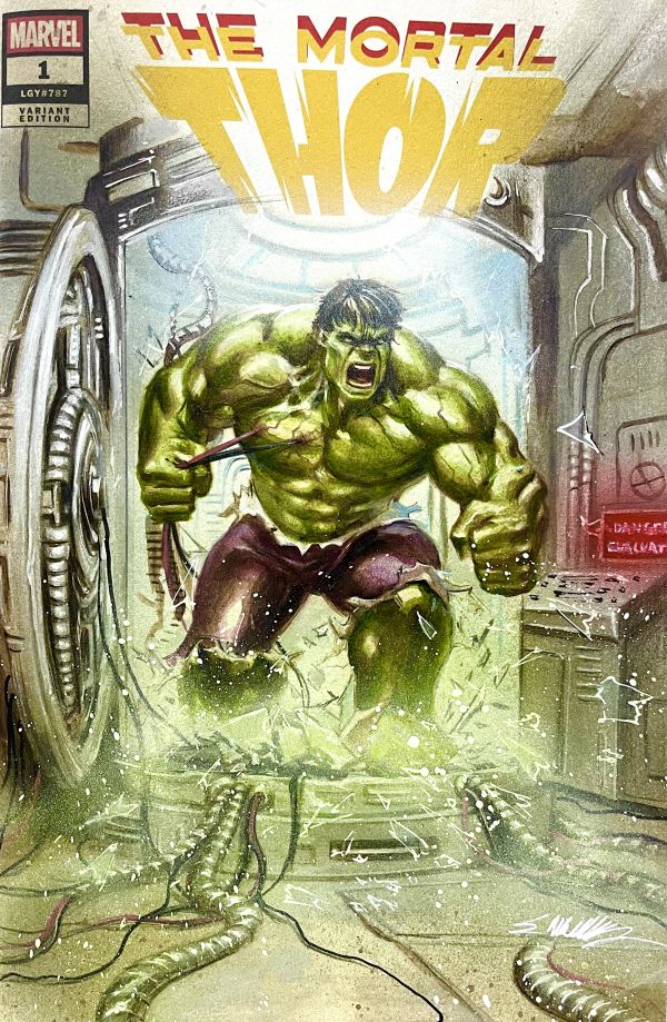 Image for Hulk transformation acrylics by Manu Silva