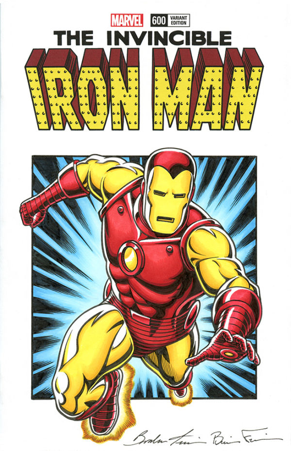 Image for INVINCIBLE IRON MAN Sketch Cover by the Fraim Bros.!