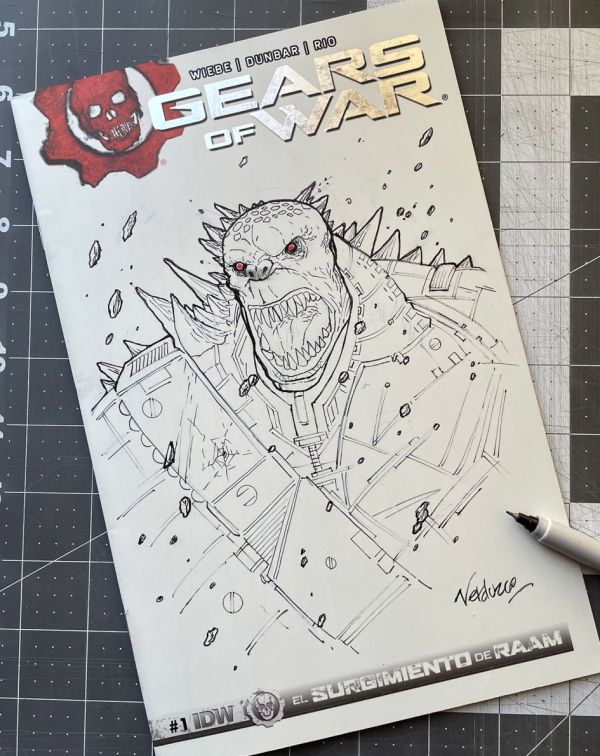 Image for Gears of War Sketch Cover