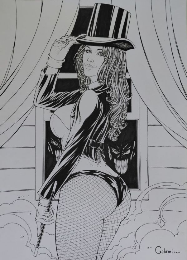 Image for Zatanna Pin Up, 42 X 30 cm