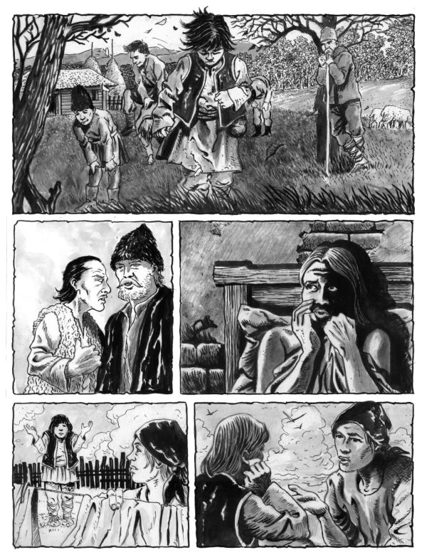 Image for Black and White Comic Interior Page