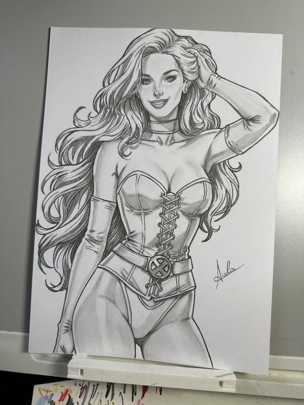 Image for Emma Frost 9x12 by Avil