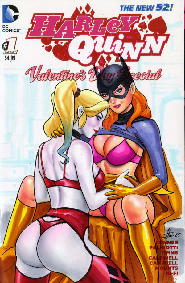 Image for Sexy Harley and Batgirl