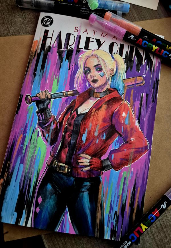 Image for Blank cover for "Batman,  Harley Quinn" Harley Queen.