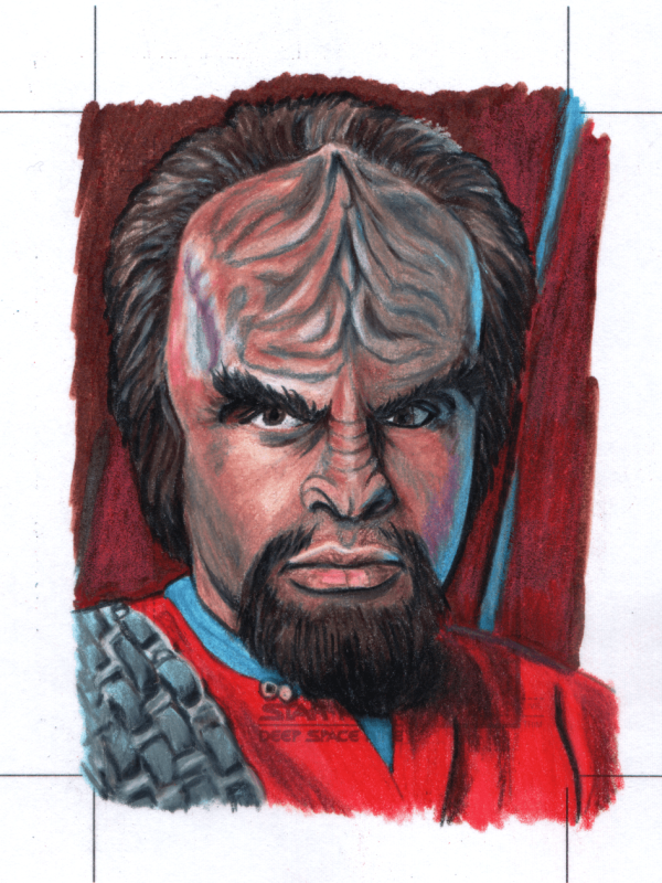 Image for Star Trek Worf Portrait Art