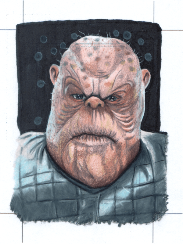 Image for Morn Original sketch card Art