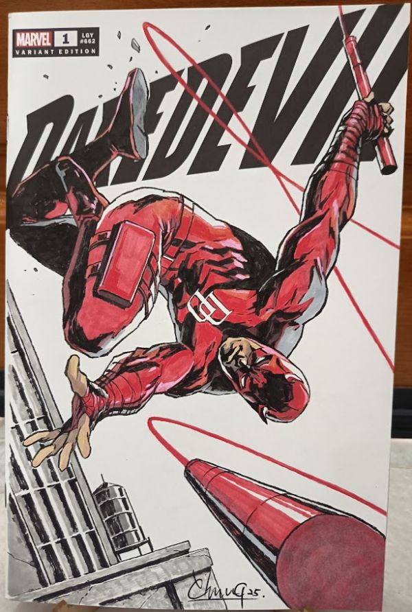 Image for Daredevil Sketch Cover by Chang Boon Kiat