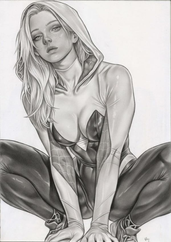 Image for Spider-Gwen Original Pencil Art