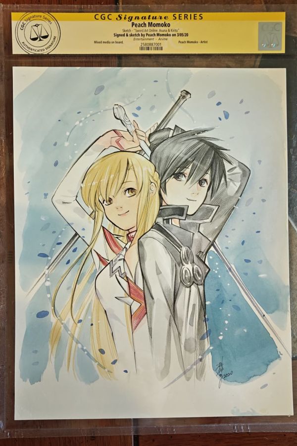 Image for Sword Art Online Signed Sketch by Peach Momoko