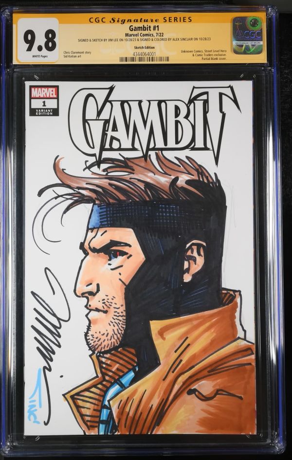 Image for Gambit #1 Sketch Cover CGC 9.8