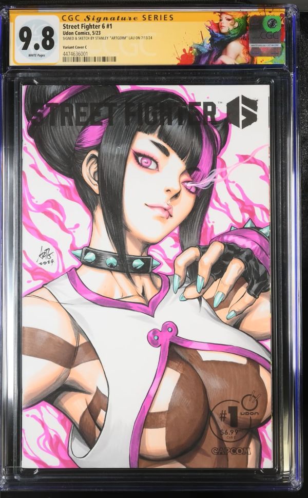 Image for Street Fighter 6 #1 CGC 9.8 Juri Cover