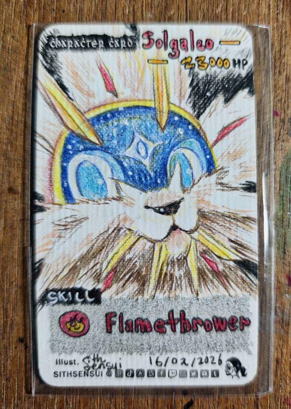 Image for Solgaleo Character Card Custom Art