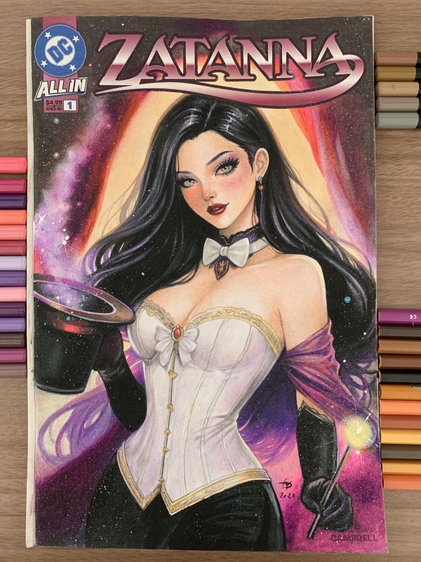 Image for Zatanna Colored Pencil Sketch Cover