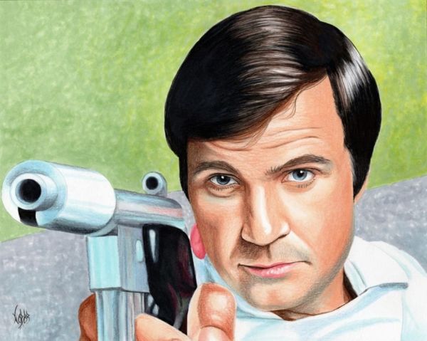 Image for Gil Gerard as Buck Rogers by Bill Crabb