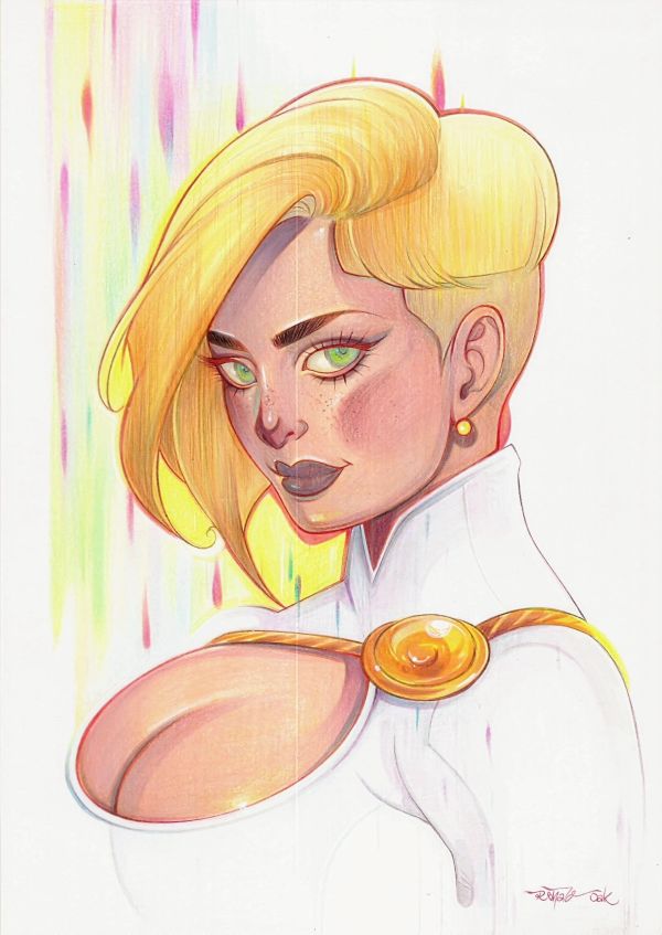 Image for Power Girl Portrait by Renato Oak