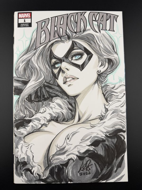 Image for Stanley Artgerm Lau Black Cat Sketch Cover