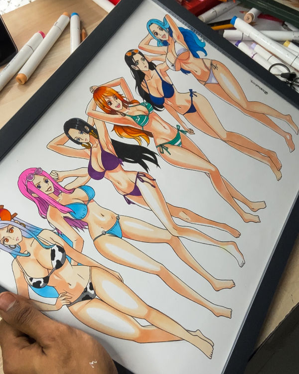 Image for One piece babes🔥[original Artwork]