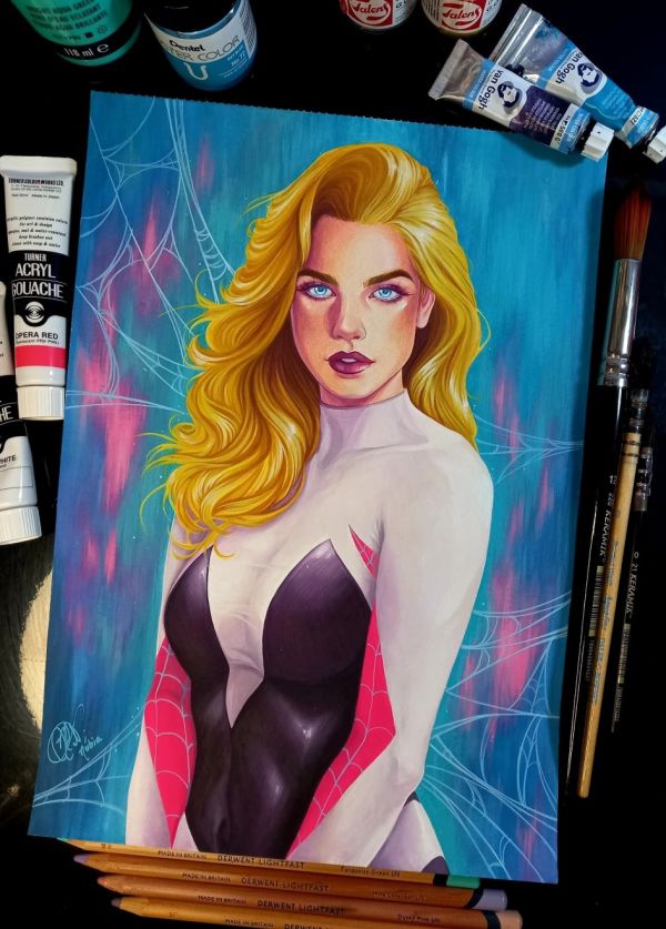 Image for Spider Gwen by Núbia Santos