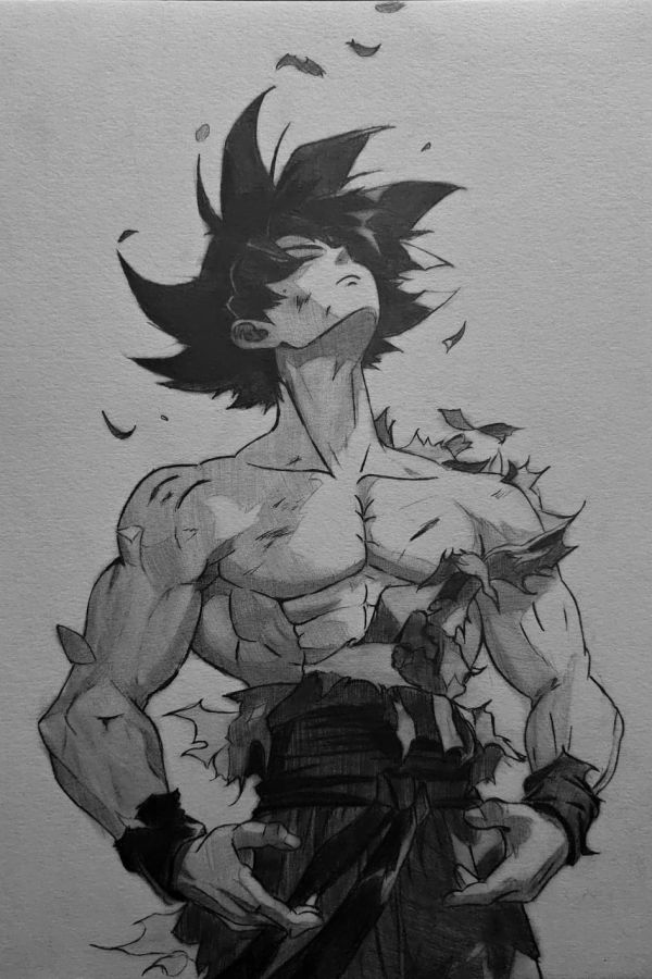 Image for Goku Pencil sketch by Sanji 😁
