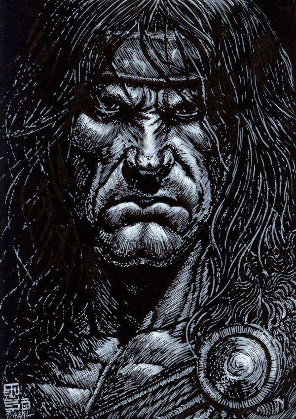 Image for Conan the Barbarian - SAVAGE HONOR / Bazal. 8,3x11,7 in. 