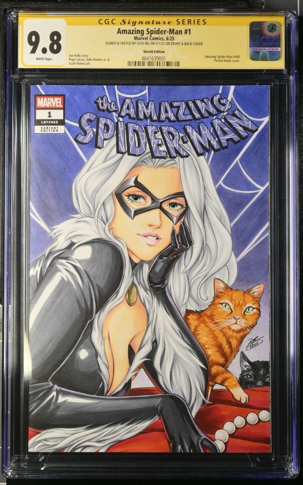 Image for Amazing Spider-Man #1 Black Cat Sketch Cover CGC 9.8