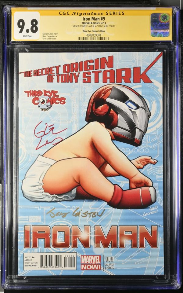 Image for Iron Man #9 CGC 9.8 Signature Series