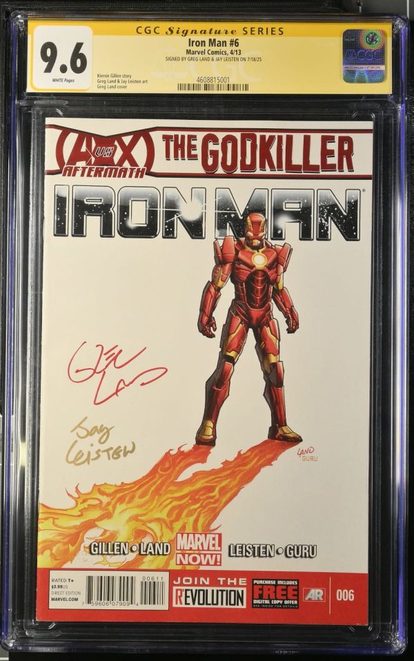 Image for Iron Man #6 CGC Signature Series