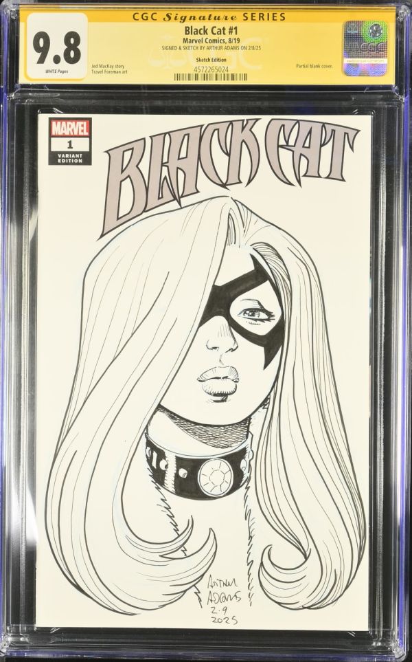 Image for Black Cat #1 Sketch Cover by Arthur Adams