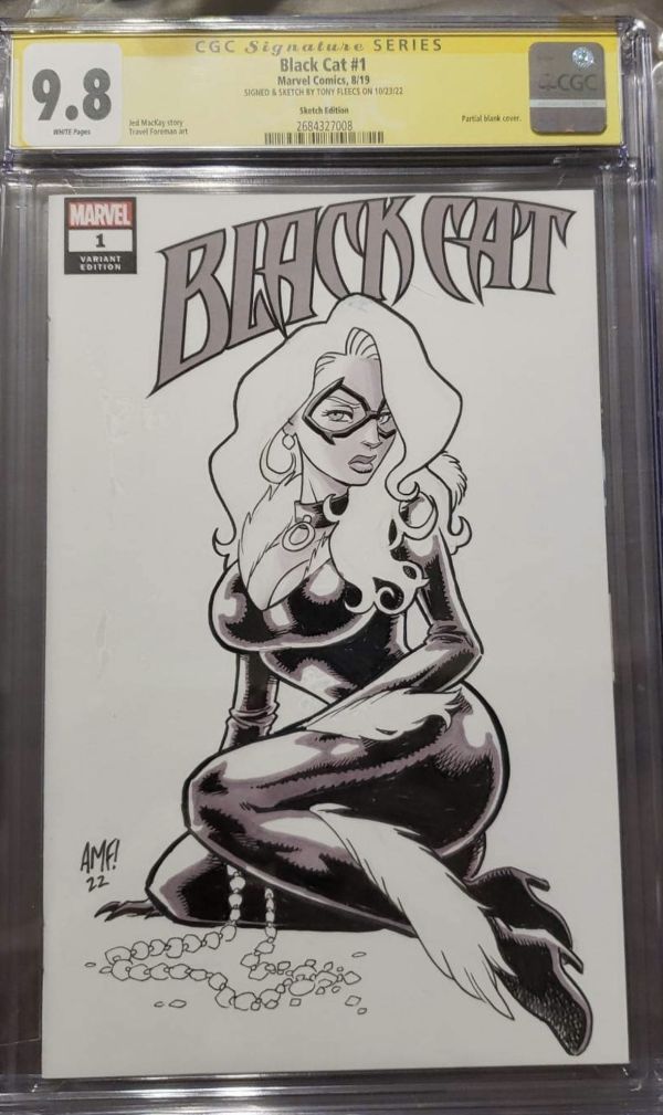 Image for Black Cat #1 Sketch Cover CGC 9.8