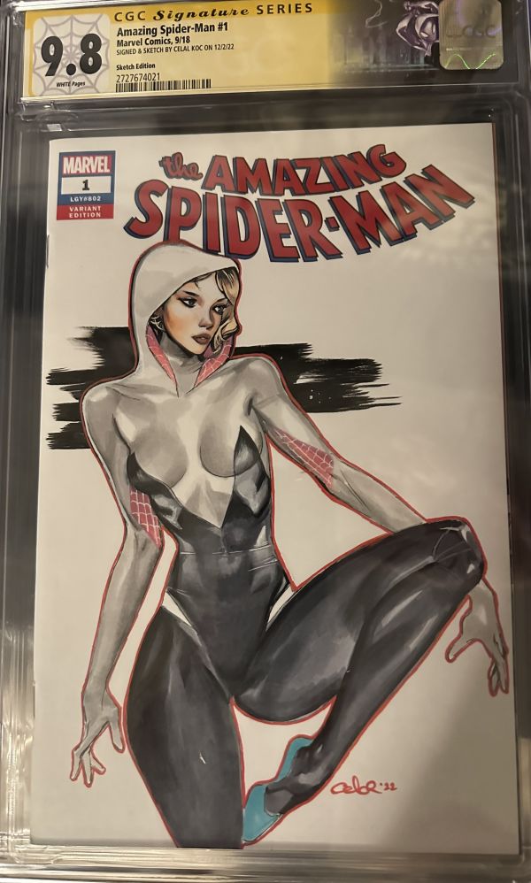 Image for Amazing Spider-Man #1 Sketch Cover CGC 9.8