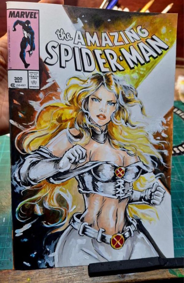 Image for Amazing Spider-Man #300 Emma Frost Sketch Cover