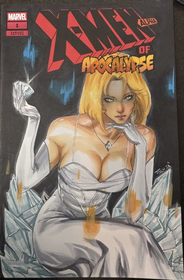 Image for X-Men Alpha of Apocalypse Sketch Cover Emma Frost by Tolunay Keskin