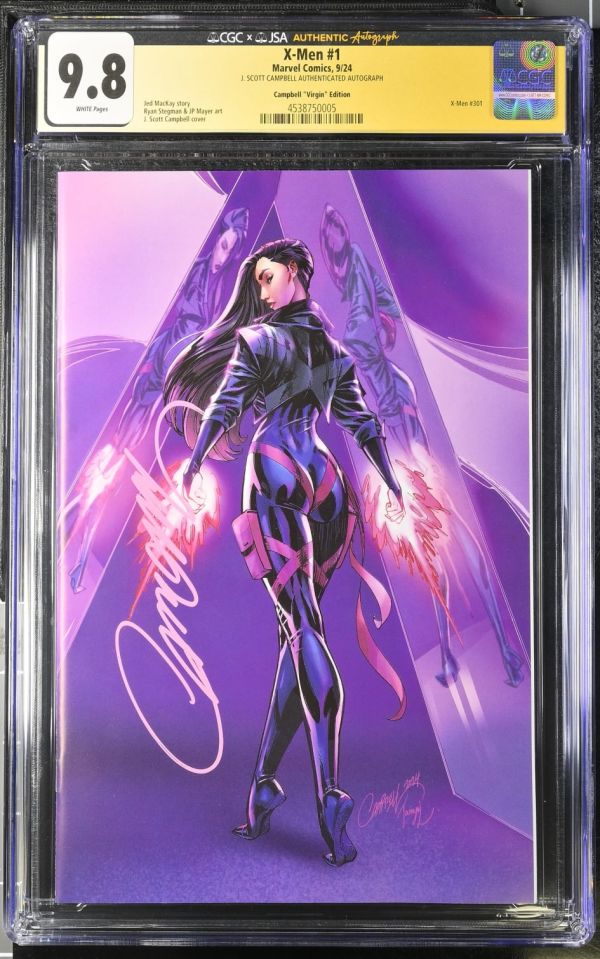 Image for X-Men #1 Psylocke Signed CGC 9.8